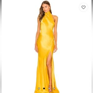 Sau Lee Penelope Gown in Gold - Size 2